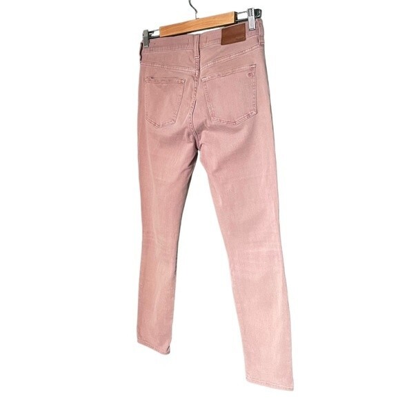 Madewell Jeans 9” High Riser Skinny Skinny Crop Dusty Pink Wash Size 27 | 4 - Picture 7 of 12